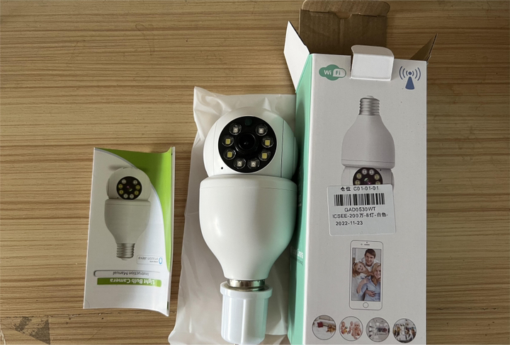 2NF 무선 고화질 전구형 감시 카메라 360도 HD 보안 홈 CCTV 리뷰 후기