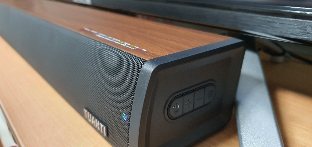 TUANTI 홈시어터 ARC기능탑재 100W 딥베이스 서브우퍼 내장 블루투스 스피커 사운드바