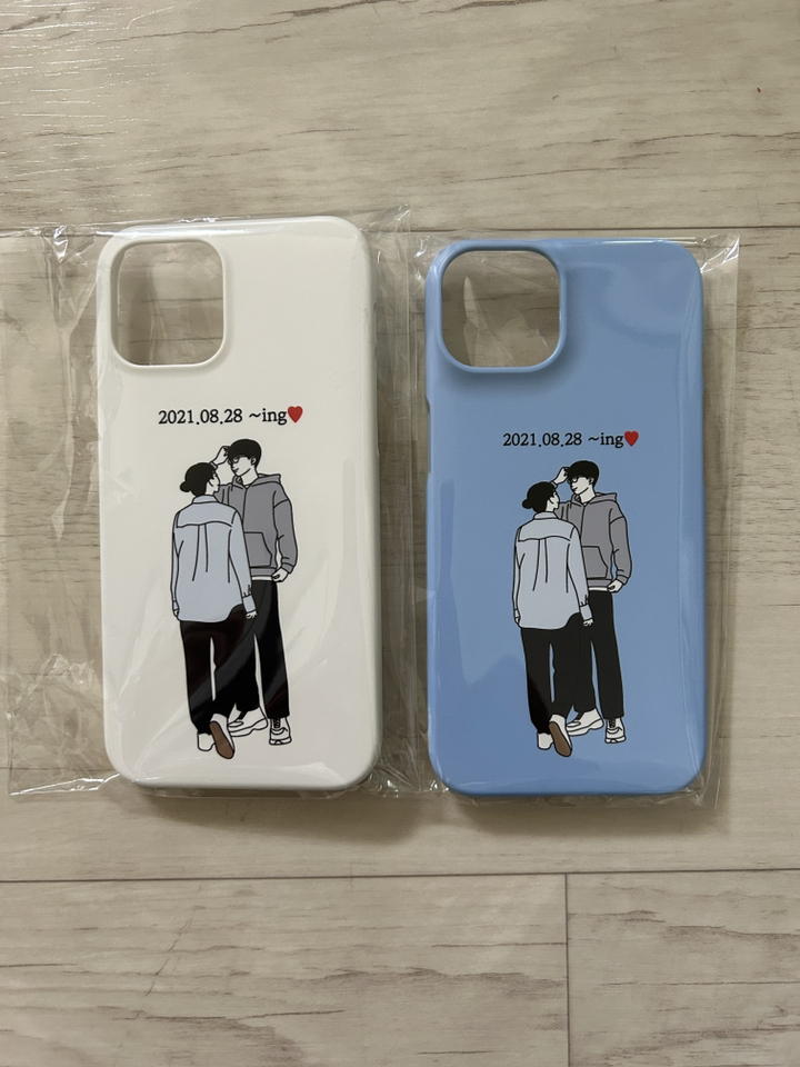 가꼬싶다 후기 2만건 돌파 전기종가능 커플 폰 케이스 주문 제작 드로잉