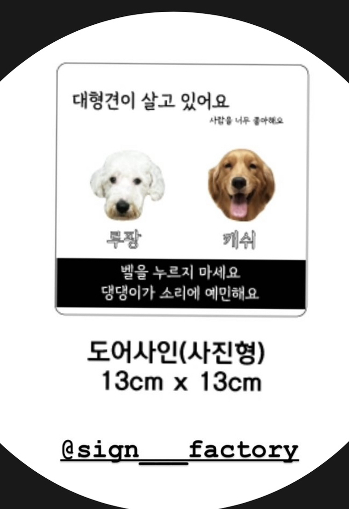 싸인토리 맞춤 제작 포토 펫 캣 반려 동물 현관 도어사인 아크릴 셀프 인테리어 디자인 디자인문패