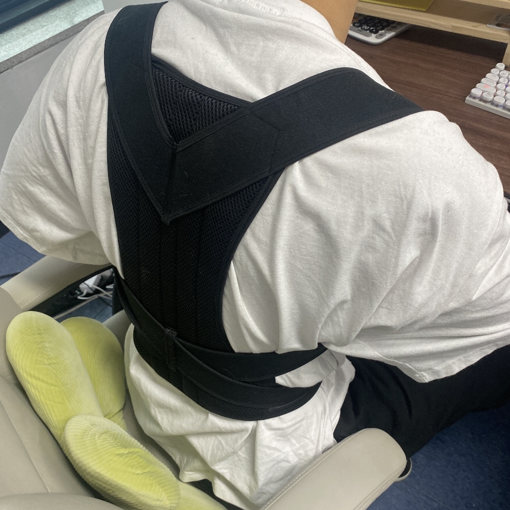 스파인케어 바른자세 어깨 허리 밴드