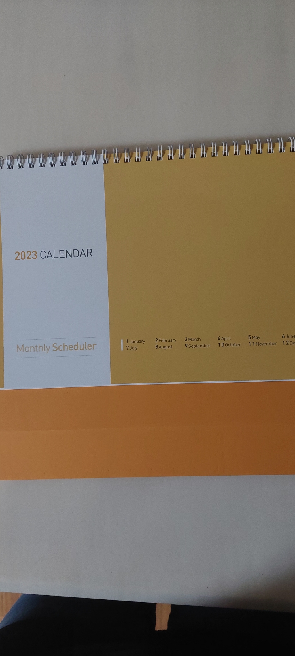 2023년 탁상달력 오피스 스케줄러 야생화 탁상달력 캘린더 책상 달력 스케쥴러