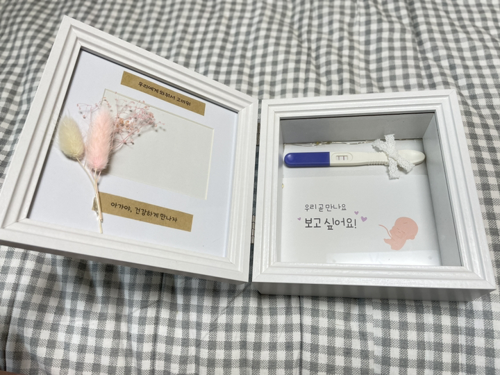 스마일 임신테스트기 보관함 DIY