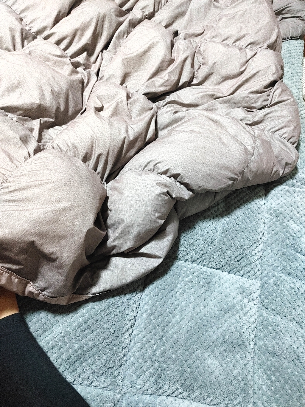 앗뜨거 발열매트 토퍼 매트 그래핀 히팅 파이버 소재