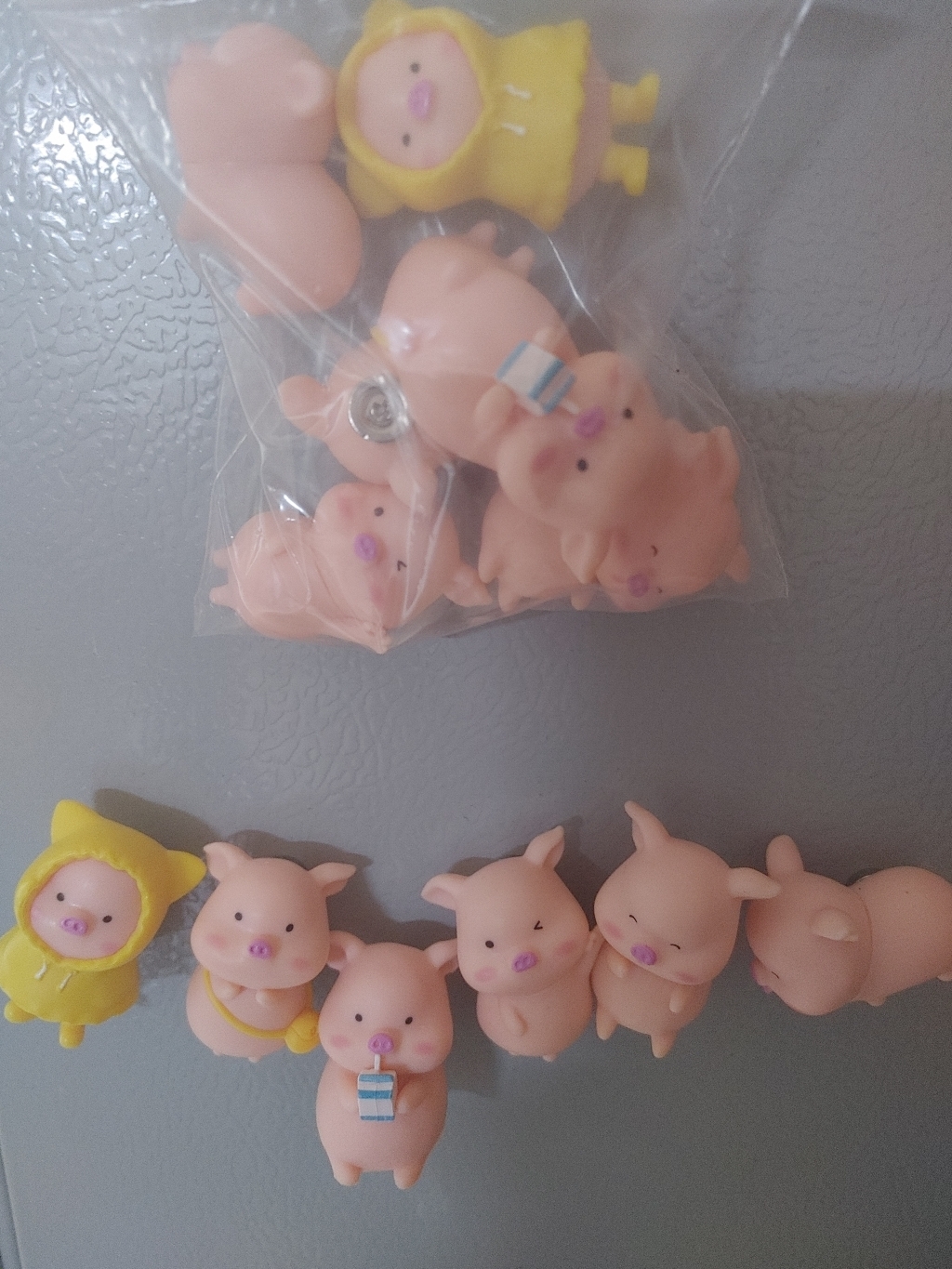 다스몰 아기돼지 냉장고자석 6종 리뷰 후기