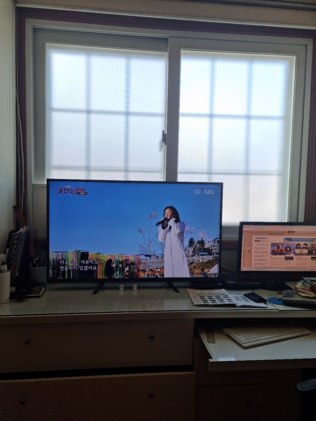 삼성 정품패널 중소기업 40인치/43인치 Fu HD/UHD 4K TV/ED TV/리퍼비시