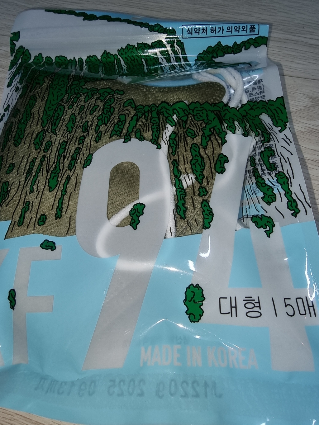 KF-94 아조라 파스텔에디션 2D 새부리 대/중/소형 컬러5종혼합마스크 25매/50매/100매