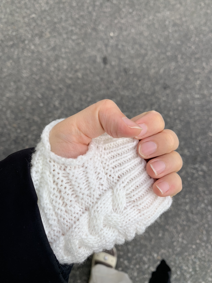 스타일몬 꽈배기 핸드워머 4컬러 리뷰 후기