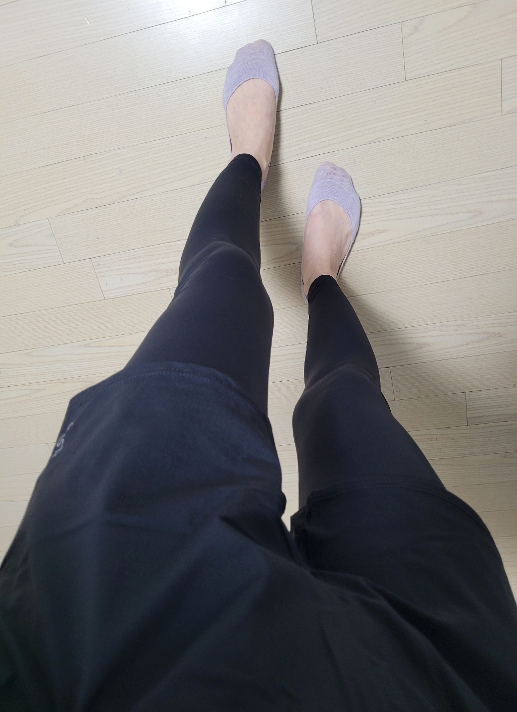 올웨이즈 이중 반바지 레깅스