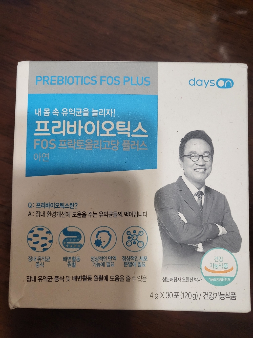 닥터신바이오 오한진 프리바이오틱스 FOS 프락토올리고당 플러스 1개월 유익균 먹이