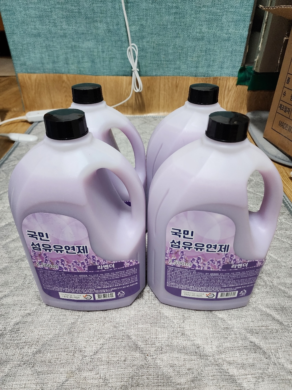국민세제 국민 섬유 유연제 라벤더향 2
