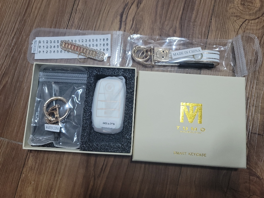 튜모 기아 K3 K5 K7 K8 K9 스포티지 쏘렌토 카니발 EV6 니로 스팅어 모하비 레이 모닝 TU 골드라인 스마트키케이스 키링