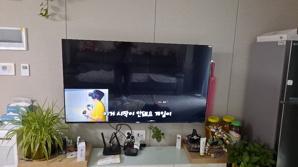 아토즈 65인치 4K UHD HDR ED tv DW650SUHD 벽걸이 기사설치