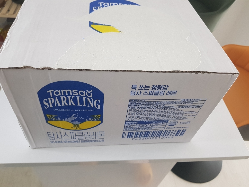 탐사스파클링 레몬 무라벨