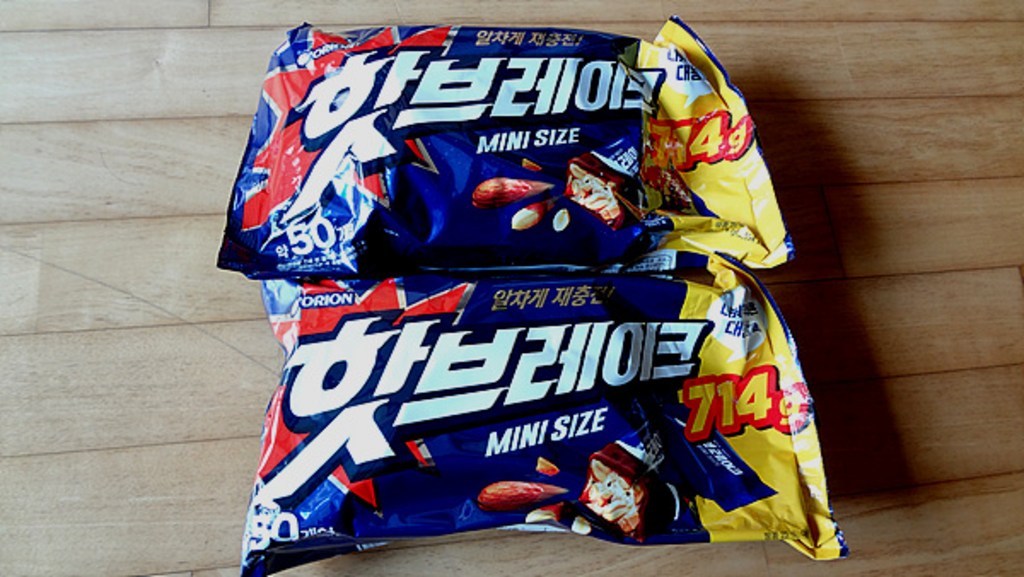 오리온 핫브레이크 미니 초콜릿과자 초코과자 초코바 간식추천 과자간식 사무실간식 업소용간식 간식선물