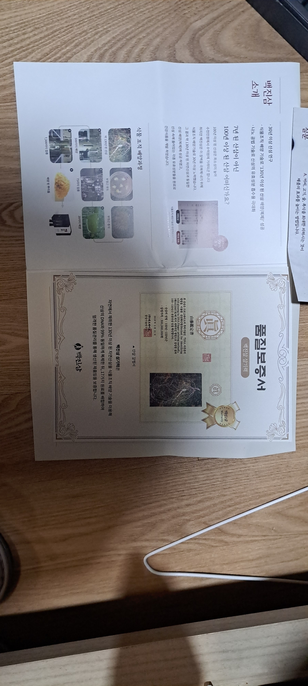 [고농축 산삼진액] 백진삼 / 7일 이내 효과 없을시  환불