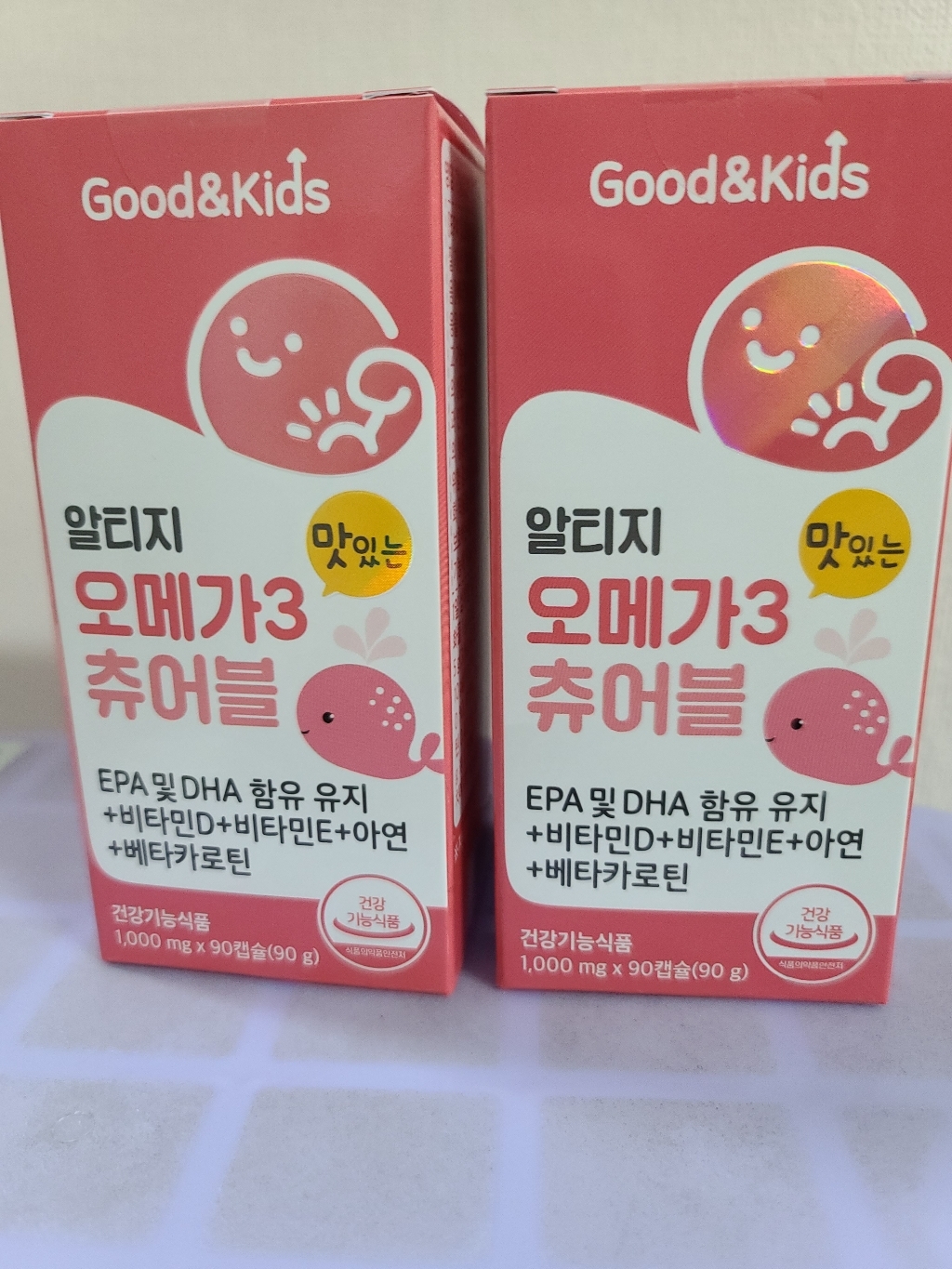 내츄럴플러스 굿앤키즈 알티지 오메가3 츄어블