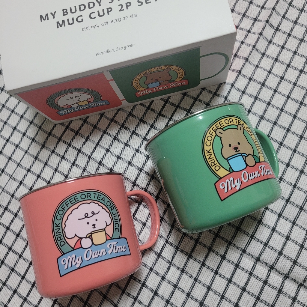 데일리라이크 마이 버디 스텐 머그컵 2종