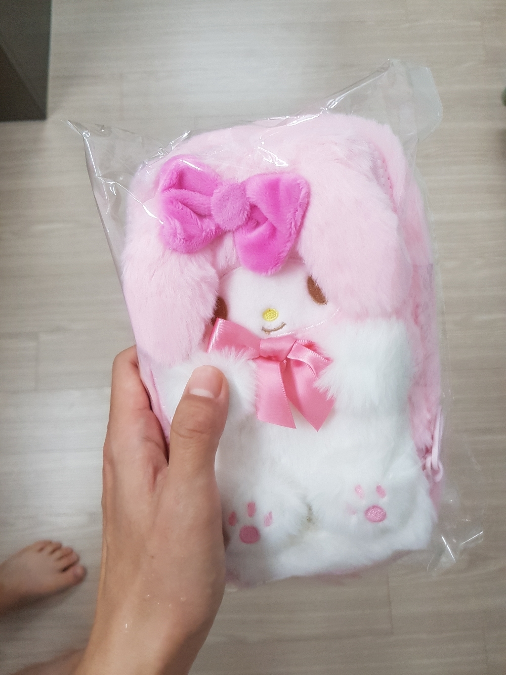 산리오 폼폼 파우치 쿠로미 마이멜로디
