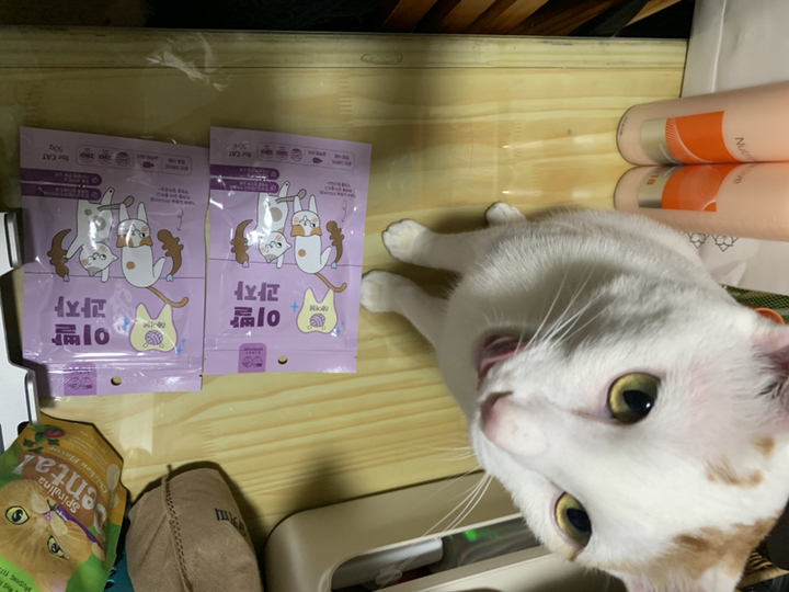 킴스패밀리 고양이 이빨과자, 헤어볼, 50g, 3개