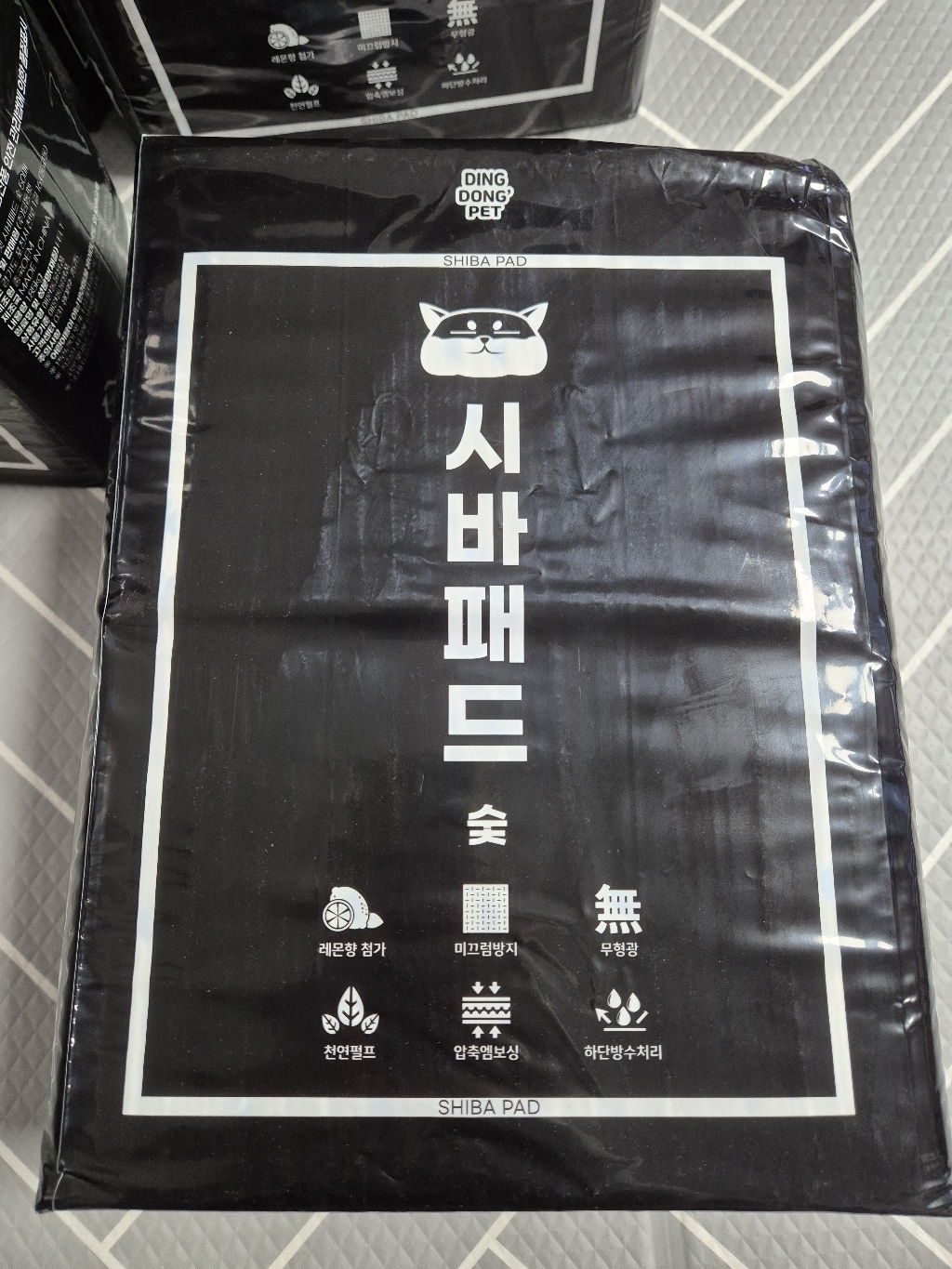 딩동펫 시바 배변패드 숯 37g 레몬향, 40 x 50 cm, 50개입, 4팩