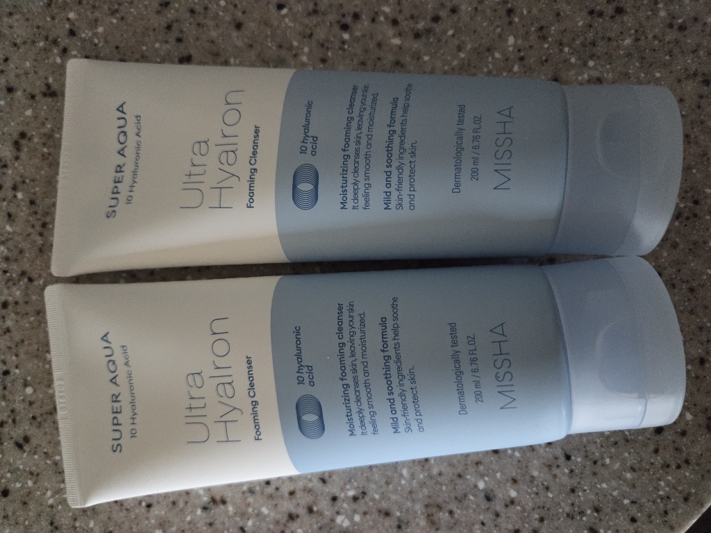 [2입기획] 미샤 수퍼 아쿠아 울트라 히알론 클렌징 폼, 200ml, 2개