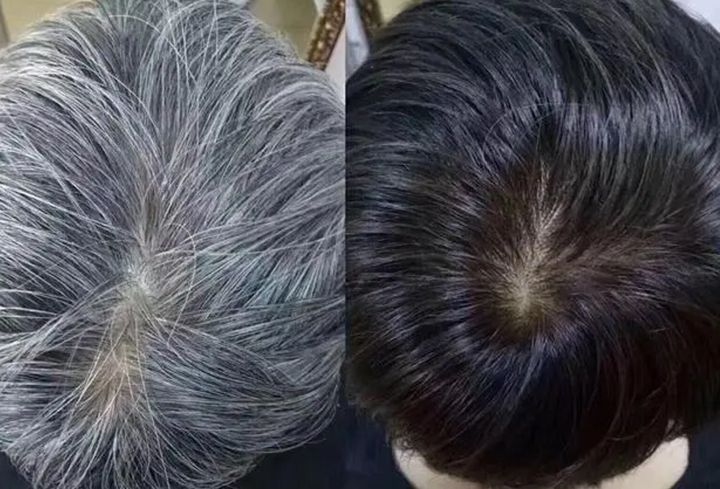 리엔 흑모비책 새치염색 크림, 짙은갈색, 1개