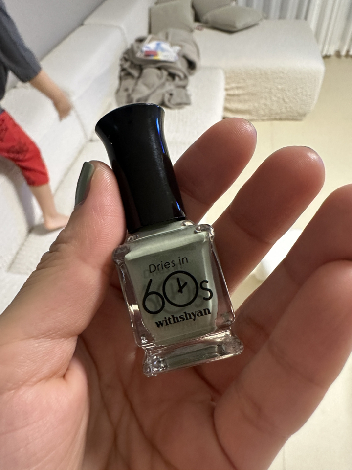 위드샨 60S 네일 매니큐어, M76 제이드그린, 9ml, 1개
