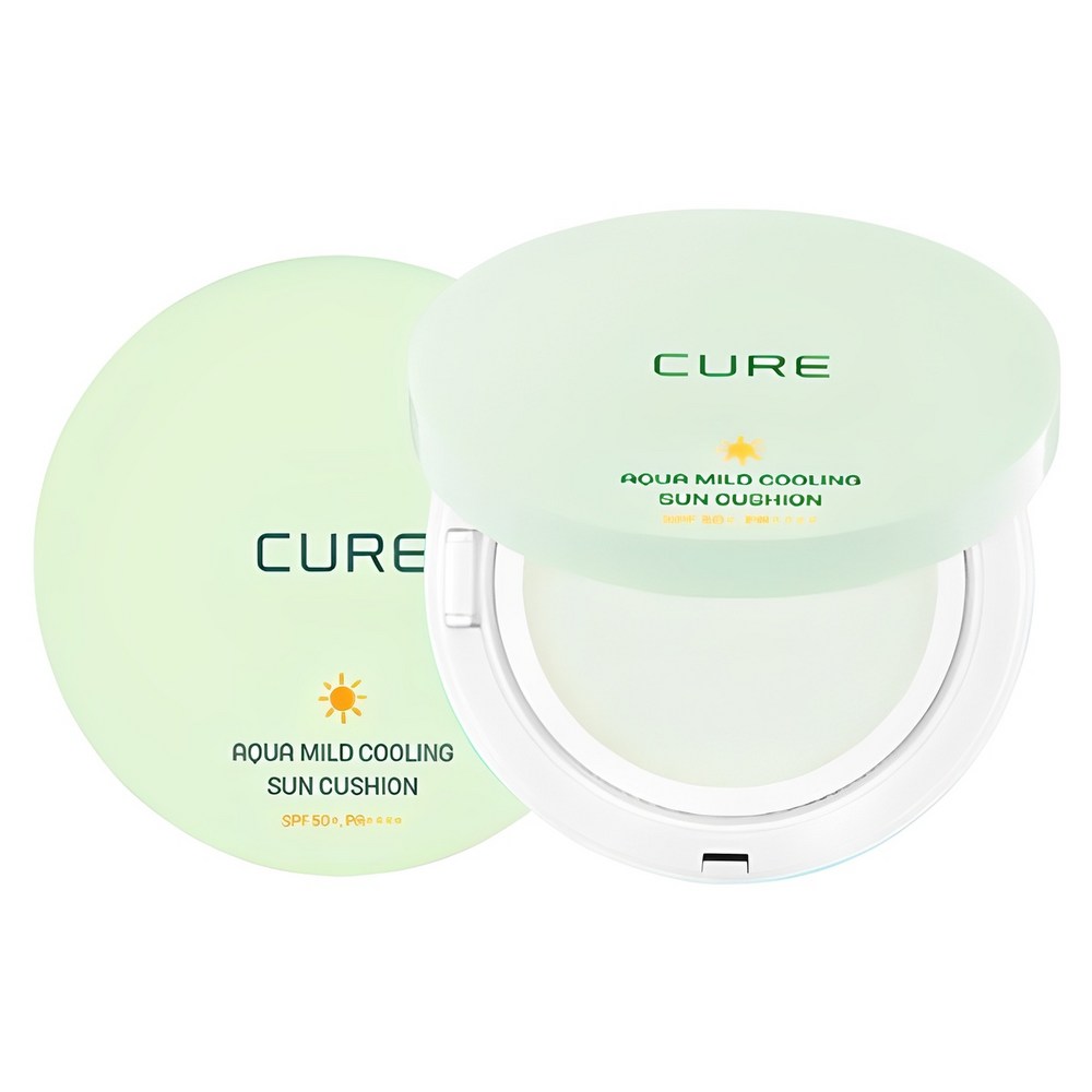 뜨거운 여름, 김정문알로에 라 센스 로에 큐어 아쿠아 마일드 쿨링 선쿠션으로 시원하고 촉촉하게 피부를 지키세요 김정문알로에선쿠션