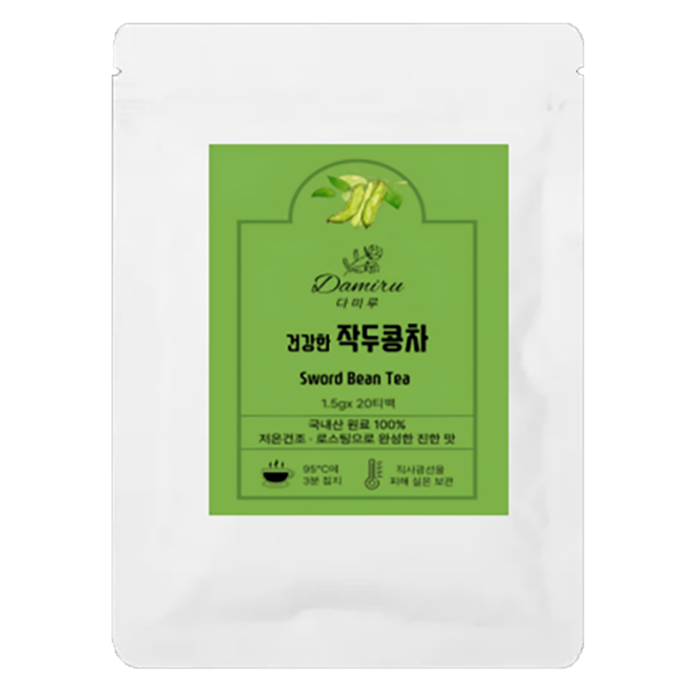 다미루 건강한 작두콩차, 1.5g, 5개, 20개입