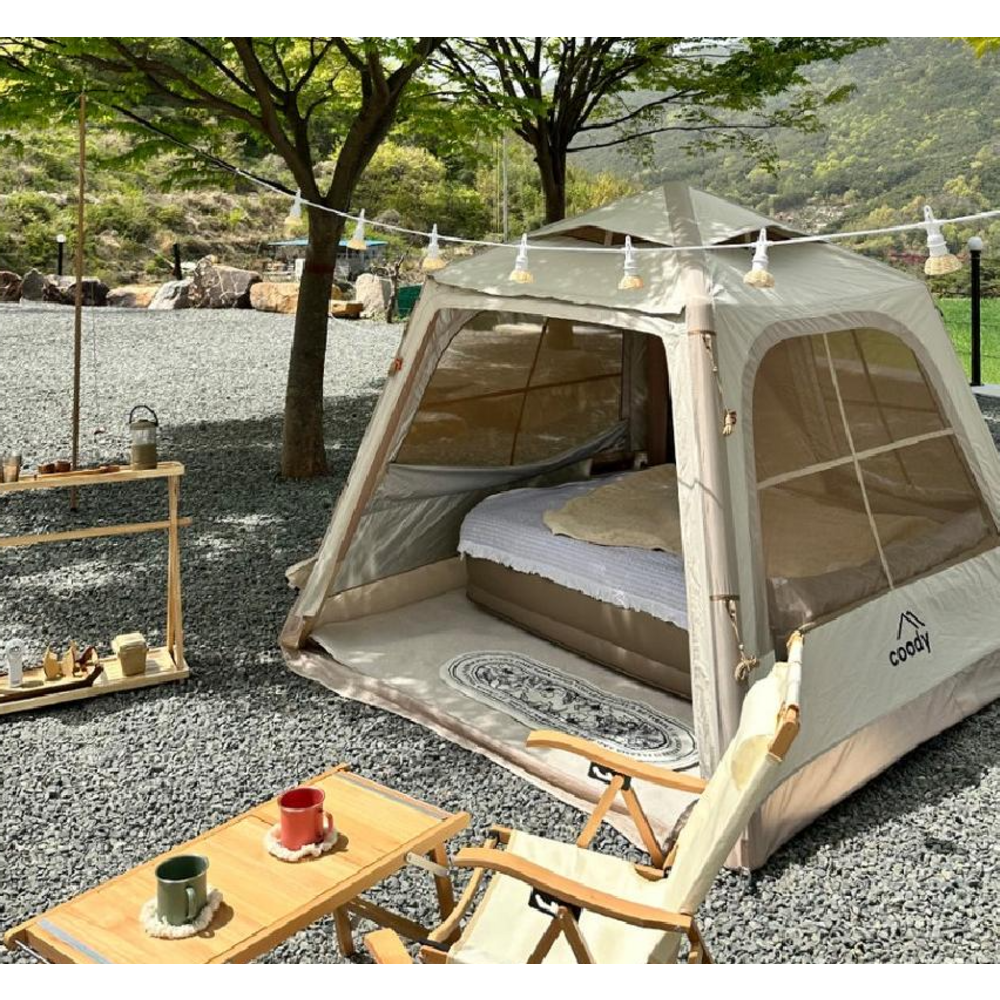 편리한 캠핑, COODY 소형 에어텐트 5.8
