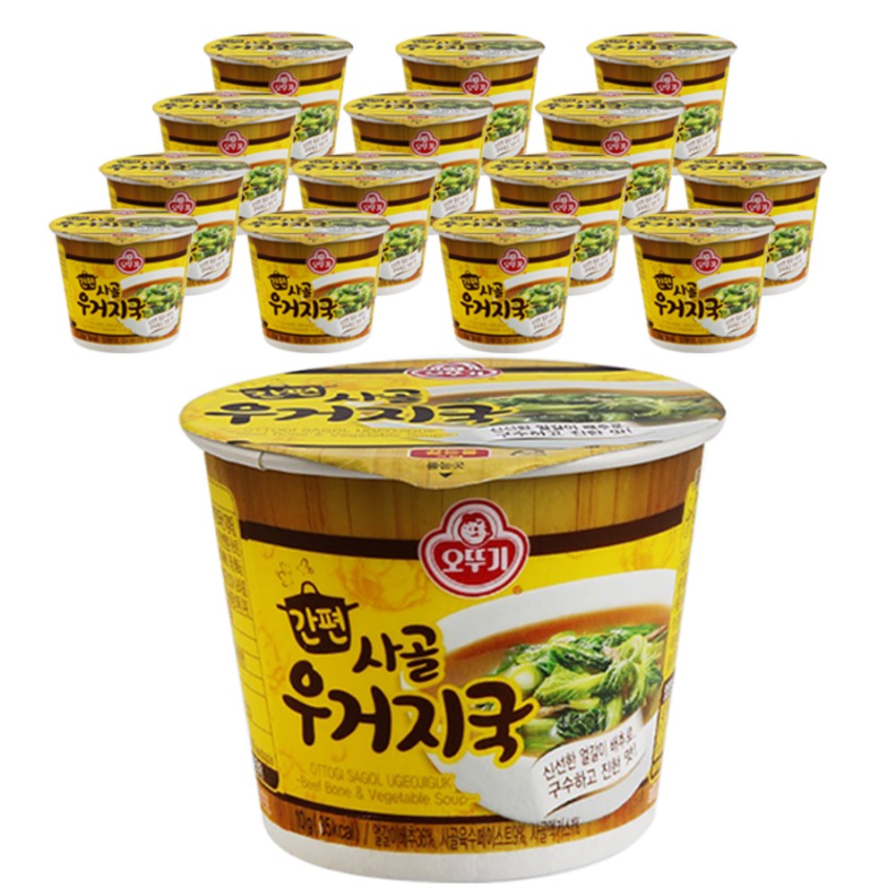 오뚜기 간편 사골우거지국 컵국, 15개