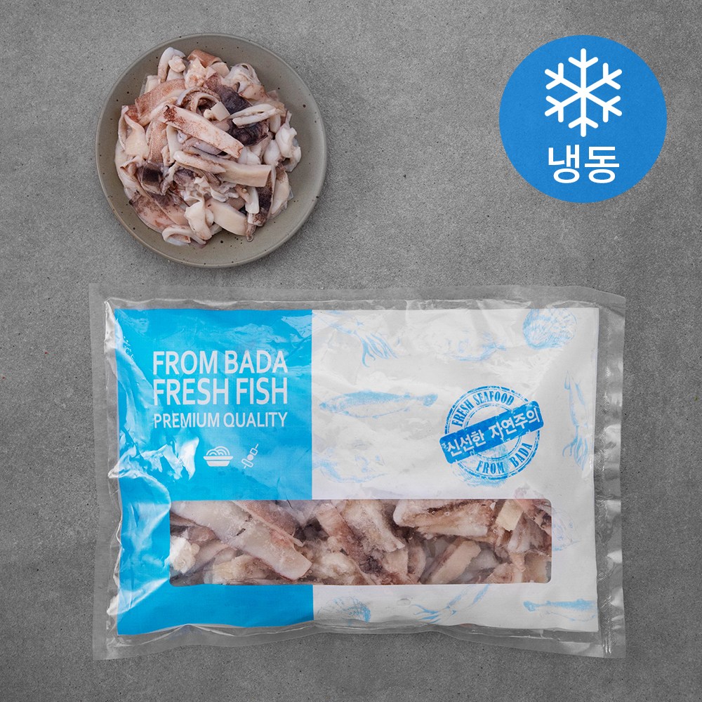 청해명가 국산 간편하게 자른 오징어 (냉동), 1kg, 1개 - 오징어 | 쿠팡