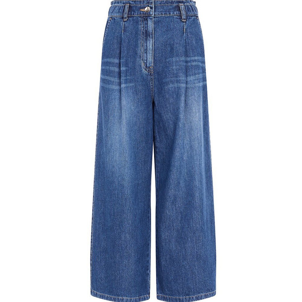 VOV(보브) 여성용 원 턱 와이드 부츠컷 진 7153255004