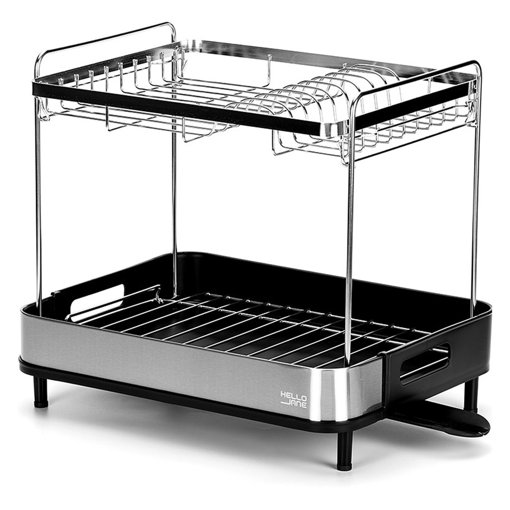 주방의 품격을 높이는 헬로제인 스텐304 식기건조대 블랙 에디션!