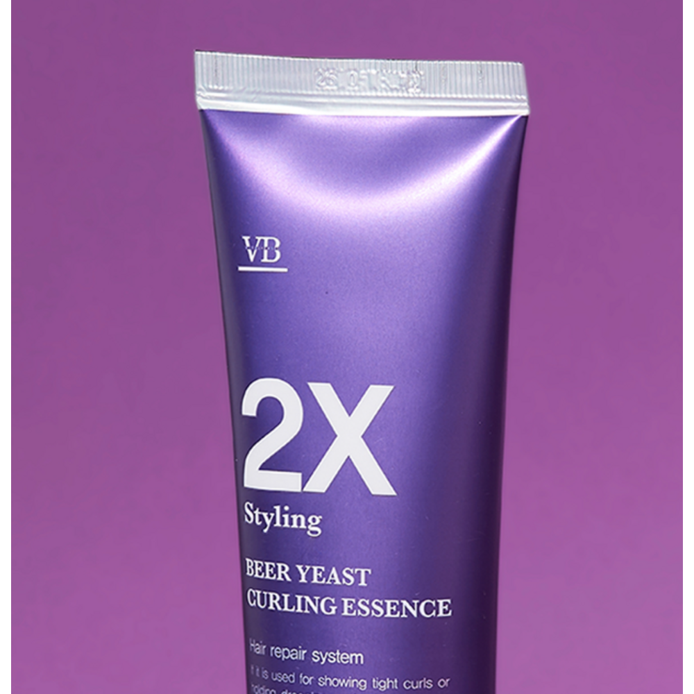 모든 모발 유형에 볼륨감과 매혹적인 컬을 연출하는 비바스 맥주효모 2X 스타일링 컬링 헤어에센스