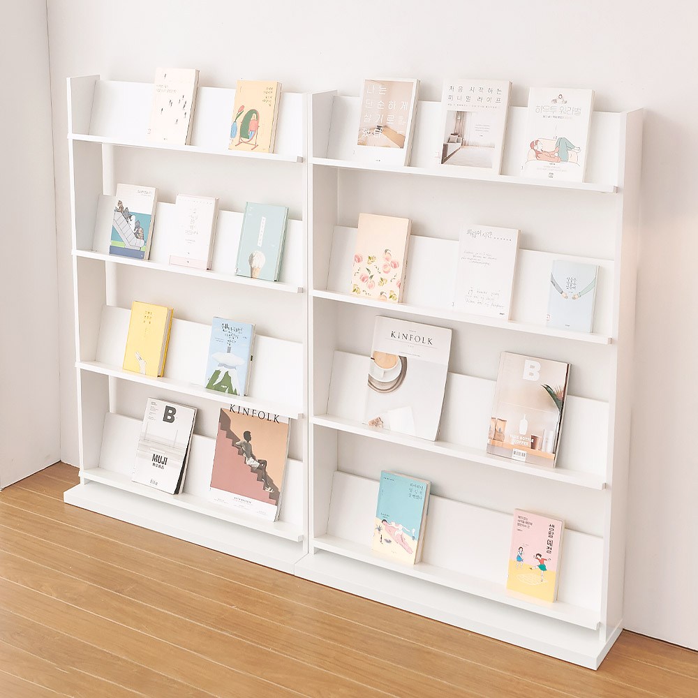 현대적인 홈오피스를 완성하는 필수 아이템: 필웰 테미스 틸팅 전면 책장