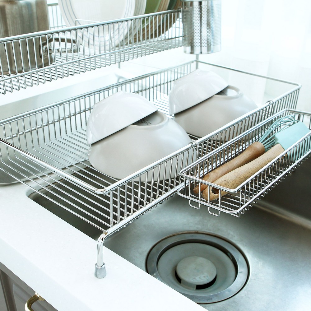 주방을 디자인하다! 아이넥스 에르고 엣지 식기건조대, ✨반짝이는 설거지 후의 행복✨