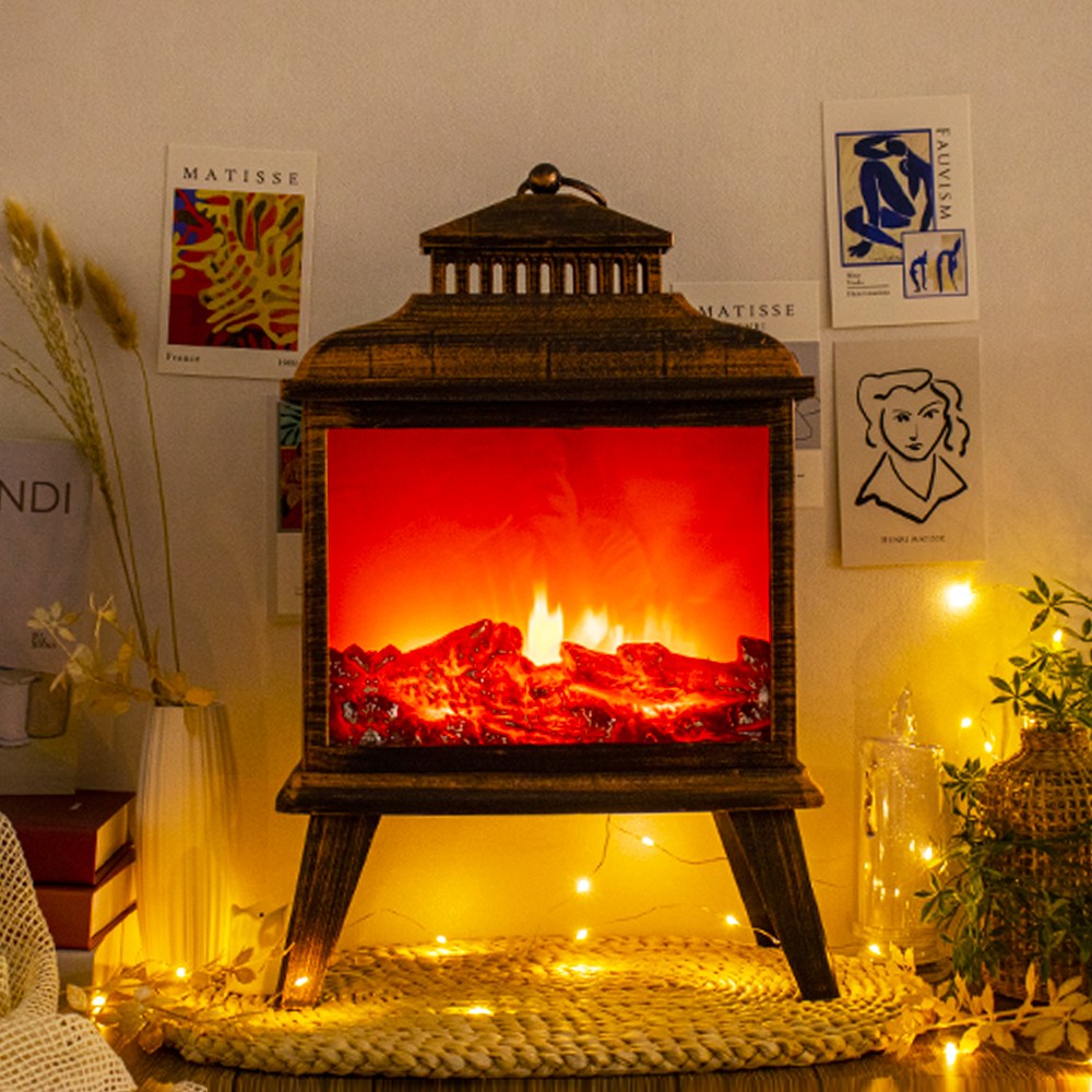 아트조이 LED 불멍 캠핑램프: 감성을 밝히는 따뜻한 불꽃