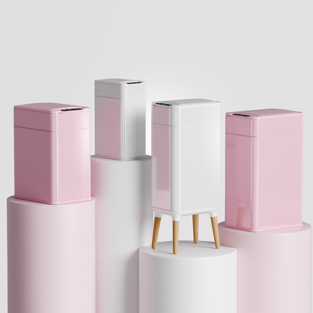 냄새와 세균 없는 청결한 공간의 비결: 한일전기 더블센서 오존살균 휴지통