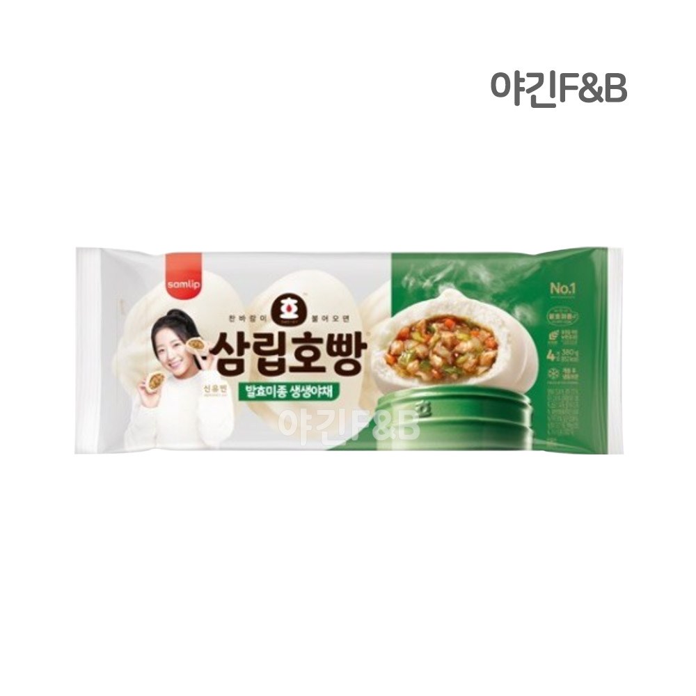 [보아스몰] 삼립 야채호빵 4개입, 360g, 3개