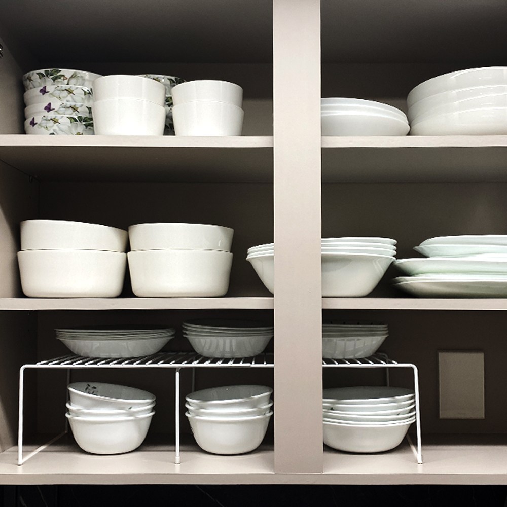 긱보드 길이조절 접시 정리대로 좁은 주방을 넓게, 설거지 후 접시 정리는 간편하게!