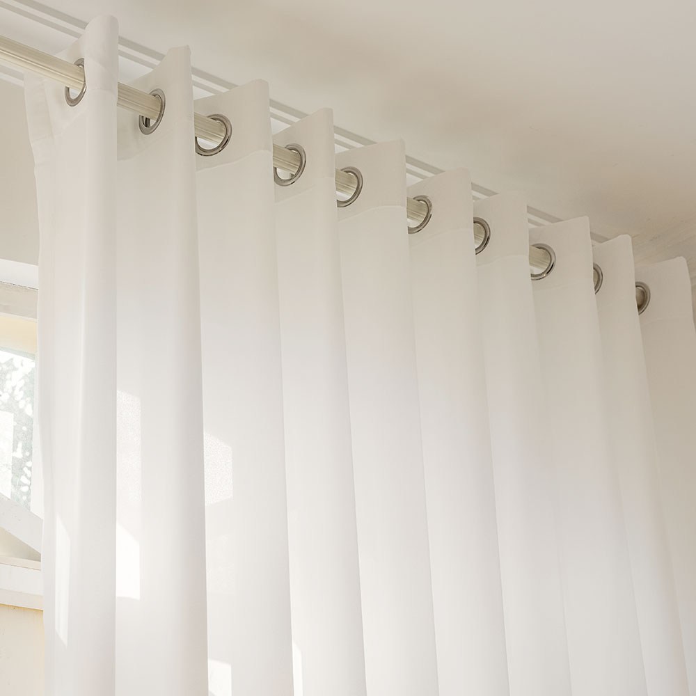 평화롭고 편안한 수면을 위한 사라하우스 비침없는 도톰차르르 아일렛 커튼