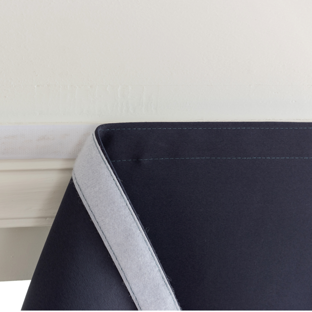 손쉬운 부착, 암막, 편안한 수면을 위한 기브앤고 벨크로 암막커튼