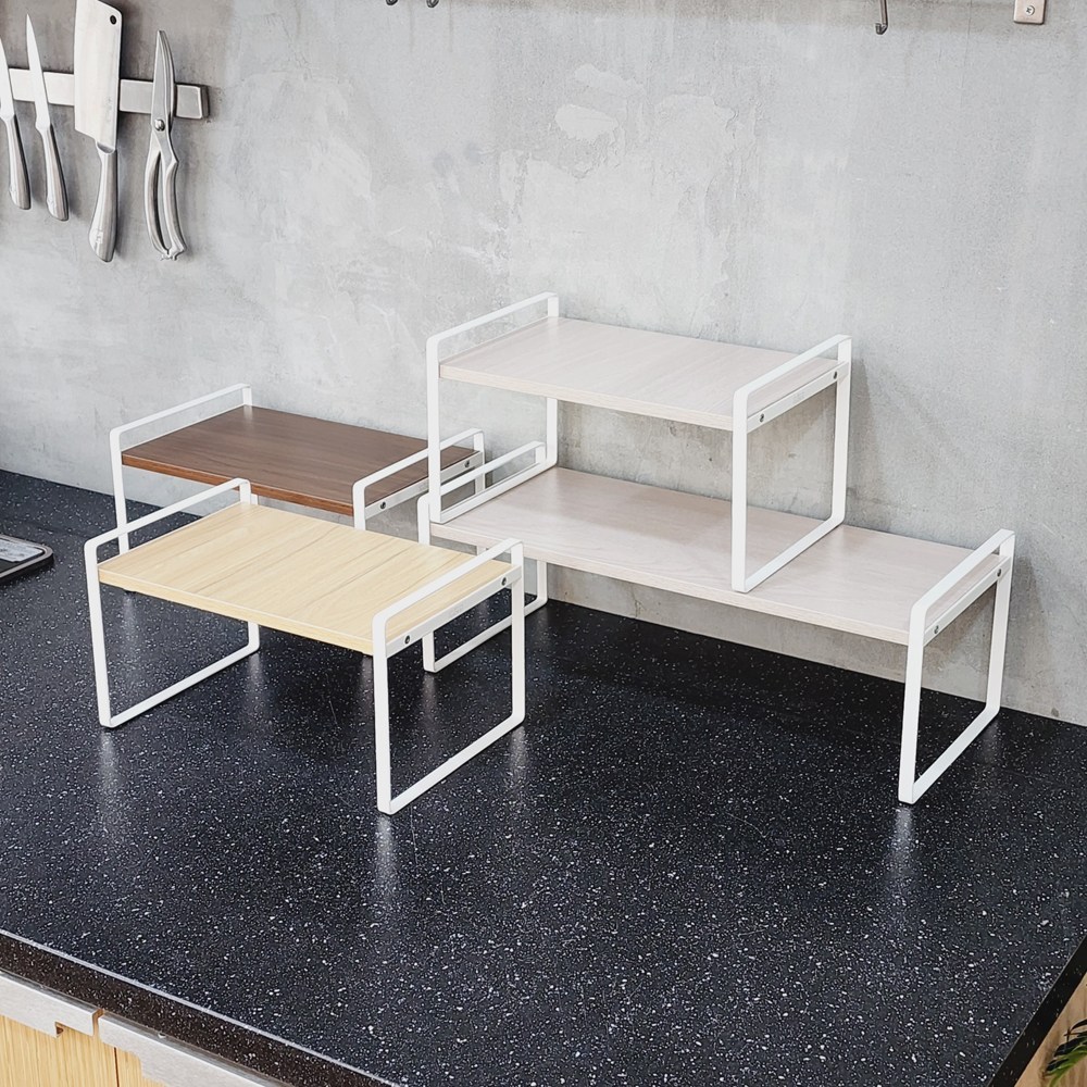 권스 모던 우드 주방선반: 깔끔한 주방, 행복한 요리의 시작!