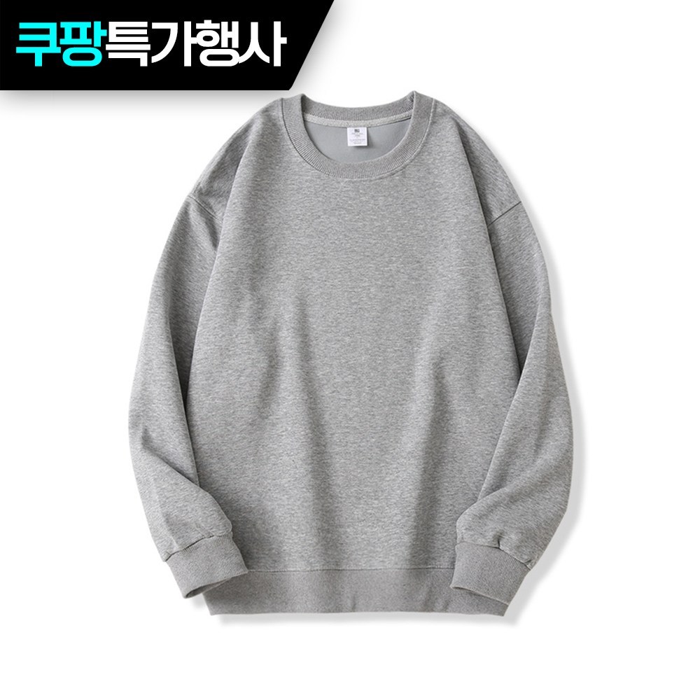 압도적인 할인과 부드러운 착용감, 그레나 프리미엄 무지 맨투맨