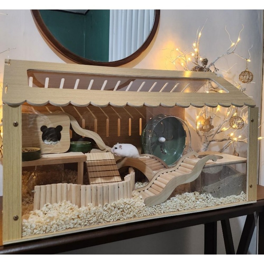 햄스터를 위한 호화로운 은신처: 햄스펫 햄스터 하우스 대저택