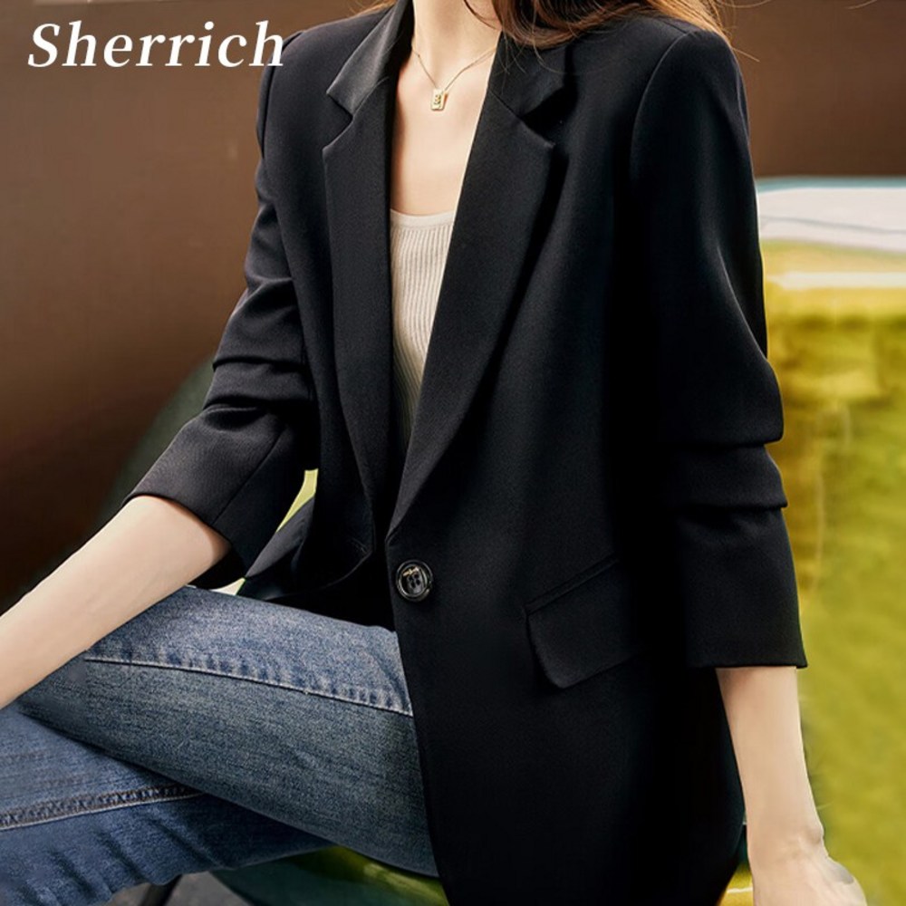 세련된 당신을 위한 Sherrich 여성 정장 자켓, 봄/가을 필수템!