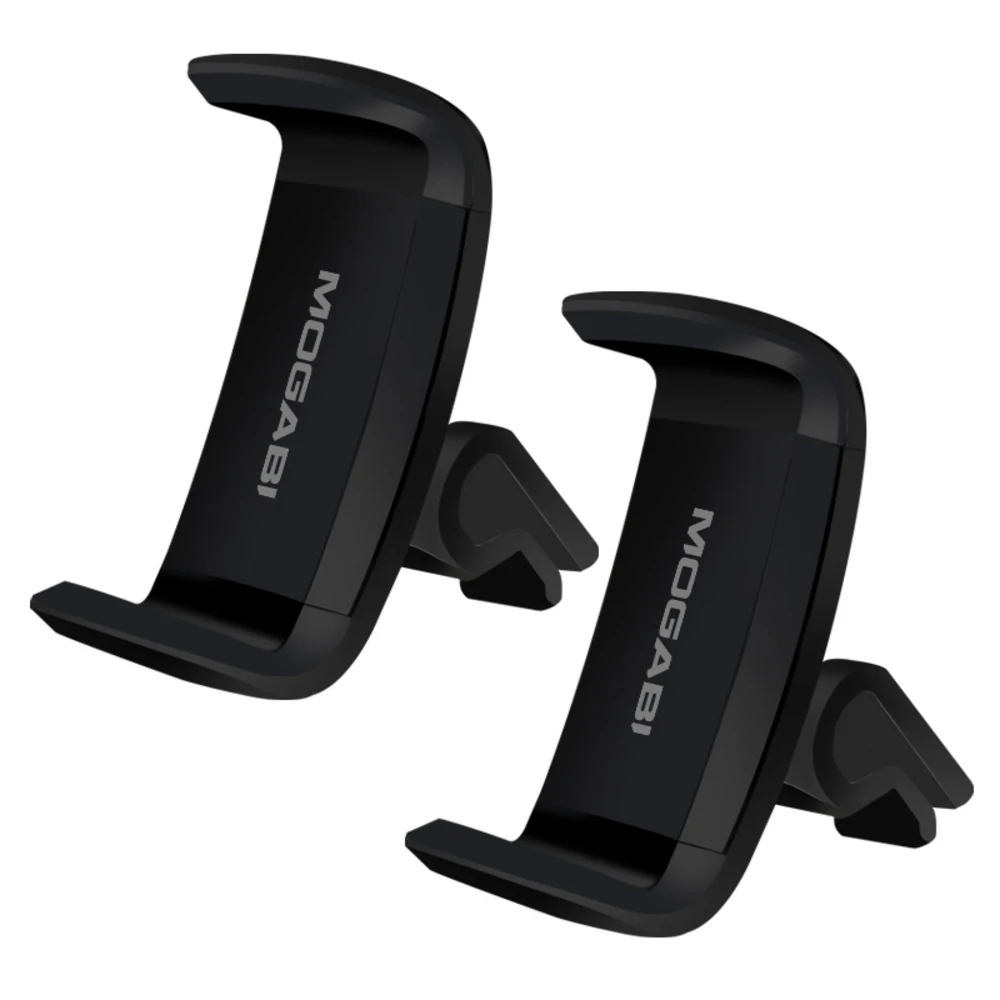 모가비 송풍구형 차량용 거치대 MOG-004, 블랙, 2개