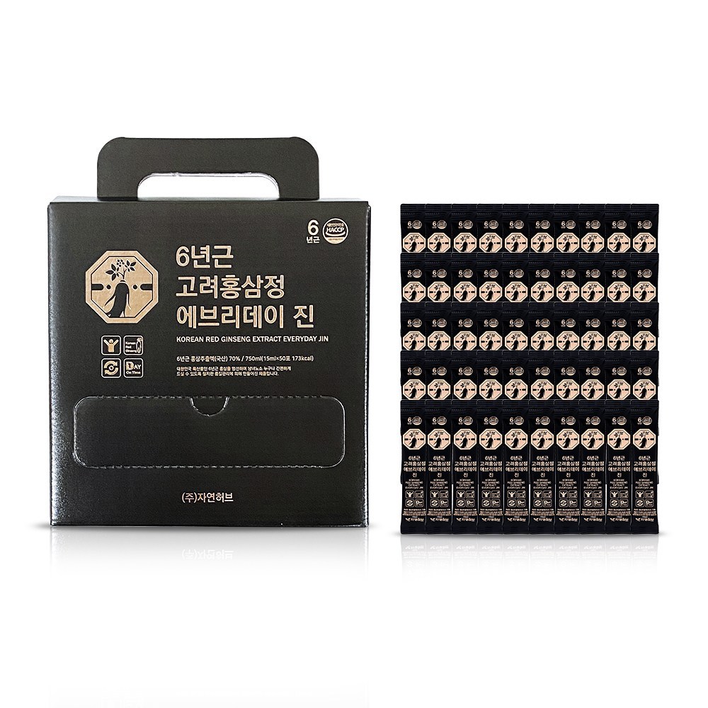 활력 넘치는 일상을 위한 선택, 6년근 고려홍삼정스틱 천종산삼배양근